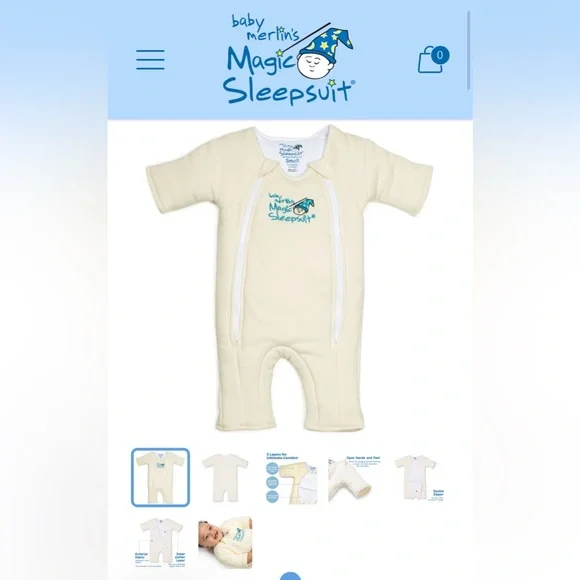 Baby Merlin Sleep Suit 6-9 months - Picture 2 of 7